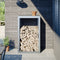 vidaXL - Haardhoutrek - 60x40x100 - cm - gegalvaniseerd - staal