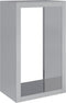 vidaXL - Haardhoutrek - 60x40x100 - cm - gegalvaniseerd - staal