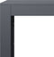 vidaXL - Haardhoutrek - 60x40x100 - cm - staal - antracietkleurig