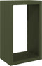 vidaXL - Haardhoutrek - 60x40x100 - cm - staal - groen