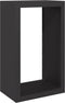 vidaXL - Haardhoutrek - 60x40x100 - cm - staal - zwart