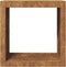vidaXL - Haardhoutrek - 60x40x60 - cm - cortenstaal
