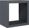 vidaXL - Haardhoutrek - 60x40x60 - cm - staal - antracietkleurig