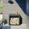 vidaXL - Haardhoutrek - 60x40x60 - cm - staal - groen