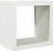 vidaXL - Haardhoutrek - 60x40x60 - cm - staal - wit