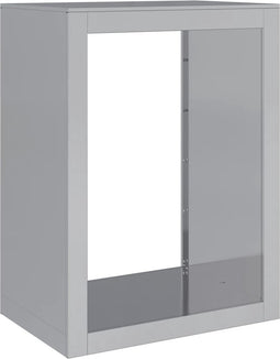 vidaXL - Haardhoutrek - 60x40x80 - cm - gegalvaniseerd - staal