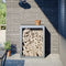 vidaXL - Haardhoutrek - 60x40x80 - cm - gegalvaniseerd - staal