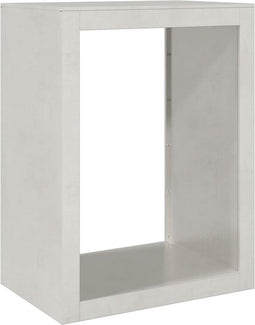 vidaXL - Haardhoutrek - 60x40x80 - cm - roestvrij - staal