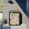vidaXL - Haardhoutrek - 60x40x80 - cm - staal - groen