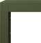 vidaXL - Haardhoutrek - 60x40x80 - cm - staal - groen