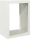 vidaXL - Haardhoutrek - 60x40x80 - cm - staal - wit