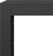 vidaXL - Haardhoutrek - 60x40x80 - cm - staal - zwart