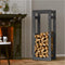 vidaXL - Haardhoutrek - 80x25x100 - cm - massief - grenenhout - grijs