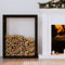 vidaXL - Haardhoutrek - 80x25x100 - cm - massief - grenenhout - grijs