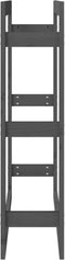 vidaXL - Haardhoutrek - 80x25x100 - cm - massief - grenenhout - grijs