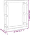 vidaXL - Haardhoutrek - 80x25x100 - cm - massief - grenenhout - honingbruin