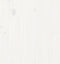 vidaXL - Haardhoutrek - 80x25x100 - cm - massief - grenenhout - wit