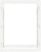 vidaXL - Haardhoutrek - 80x25x100 - cm - massief - grenenhout - wit