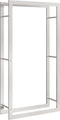 vidaXL - Haardhoutrek - 80x28x154 - cm - roestvrij - staal