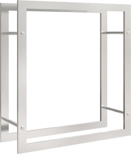 vidaXL - Haardhoutrek - 80x28x86 - cm - roestvrij - staal