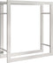 vidaXL - Haardhoutrek - 80x28x86 - cm - roestvrij - staal