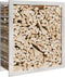vidaXL - Haardhoutrek - 80x28x86 - cm - roestvrij - staal
