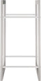 vidaXL - Haardhoutrek - 80x28x86 - cm - roestvrij - staal