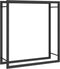 vidaXL - Haardhoutrek - 80x28x86 - cm - staal - matzwart