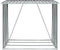 vidaXL - Haardhoutschuur - 163x83x154 - cm - gegalvaniseerd - staal - grijs