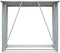 vidaXL - Haardhoutschuur - 163x83x154 - cm - gegalvaniseerd - staal - antraciet