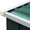 vidaXL - Haardhoutschuur - 172x91x154 - cm - gegalvaniseerd - staal - groen