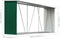 vidaXL - Haardhoutschuur - 172x91x154 - cm - gegalvaniseerd - staal - groen