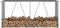 vidaXL - Haardhoutschuur - 172x91x154 - cm - gegalvaniseerd - staal - groen