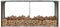 vidaXL - Haardhoutschuur - 172x91x154 - cm - gegalvaniseerd - staal - groen
