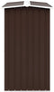 vidaXL - Haardhoutschuur - 172x91x154 - cm - gegalvaniseerd - staal - groen