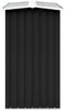 vidaXL - Haardhoutschuur - 172x91x154 - cm - gegalvaniseerd - staal - groen