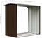 vidaXL - Haardhoutschuur - 172x91x154 - cm - gegalvaniseerd - staal - bruin