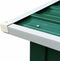 vidaXL - Haardhoutschuur - 172x91x154 - cm - gegalvaniseerd - staal - groen