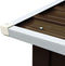 vidaXL - Haardhoutschuur - 172x91x154 - cm - gegalvaniseerd - staal - bruin