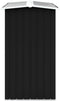 vidaXL - Haardhoutschuur - 172x91x154 - cm - gegalvaniseerd - staal - groen