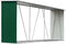 vidaXL - Haardhoutschuur - 330x84x152 - cm - gegalvaniseerd - staal - groen