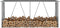 vidaXL - Haardhoutschuur - 330x84x152 - cm - gegalvaniseerd - staal - antraciet