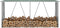 vidaXL - Haardhoutschuur - 330x84x152 - cm - gegalvaniseerd - staal - groen