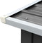 vidaXL - Haardhoutschuur - 330x92x153 - cm - gegalvaniseerd - staal - antraciet