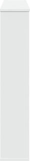 vidaXL - Haardombouw - 100x20x100 - cm - bewerkt - hout - wit