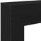 vidaXL - Haardombouw - 100x30x87,5 - cm - spaanplaat - zwart - eikenkleurig