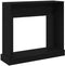 vidaXL - Haardombouw - 100x30x87,5 - cm - spaanplaat - zwart - eikenkleurig
