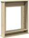 vidaXL - Haardombouw - 75x20x87,5 - cm - bewerkt - hout - sonoma - eikenkleurig