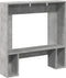vidaXL - Haardombouw - 81x18x82 - cm - bewerkt - hout - betongrijs