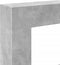 vidaXL - Haardombouw - 81x18x82 - cm - bewerkt - hout - betongrijs